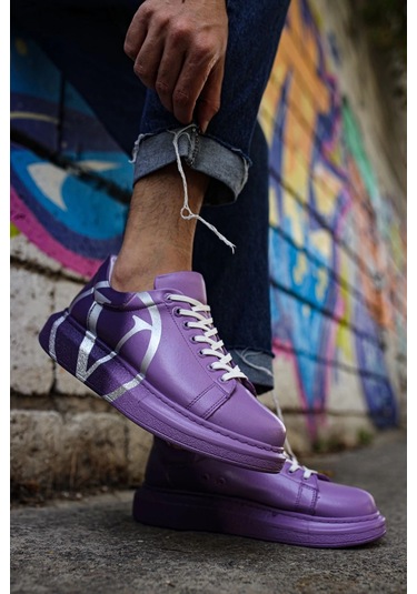 Ch254 - Cbt Pittura Erkek Ayakkabı 490 Mor/ Koyu Mor V Çok Renkli Ch254 - Cbt Pittura Erkek Ayakkabı 490 Mor/ Koyu Mor V Çok Renkli