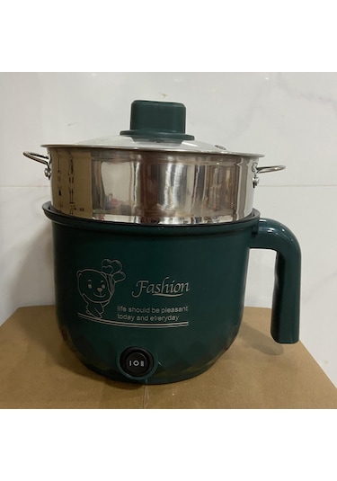 Suntek Elektrikli Pişirme Potası Buharlı-pişirici-ile-yeşil