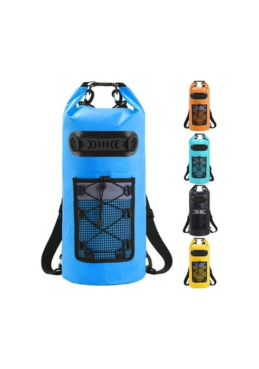 Tongxida 20l Pvc Su Gezdirme Çantası - Kumsal, Yüzme İçin Kuru Çanta Sarı Sarı