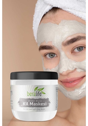 Beralife Bitki Özlü Mentollü Kil Maskesi 650 G