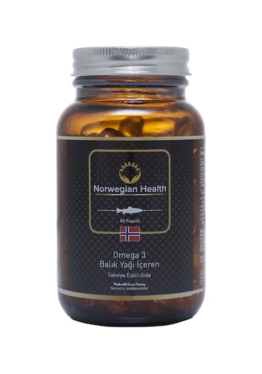 Norwegian Health Omega 3 1000 MG Somon&Morina Balık Yağı﻿ 60 Kapsül