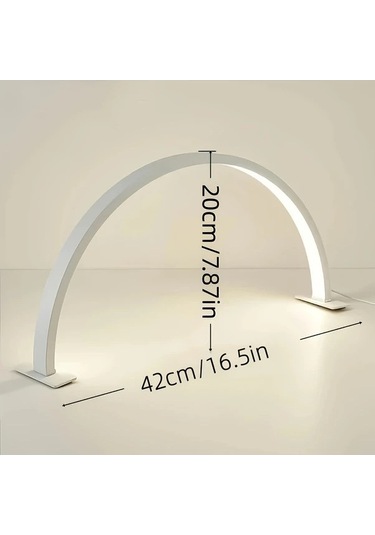 Fastbuy Dream011 Beyaz Led Tırnak Lambası, Parlaklık/renk Sıcaklığı Ayarlanır, Manikür/kirpik/cilt Bakımı, Uygun Kişiler İçin Beyaz