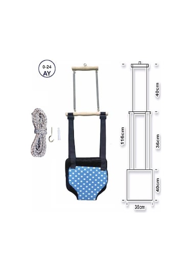 Hoppala Zıpzıp İlk Adım Yürüteç Seksek Asmalı Yaylı Salıncak