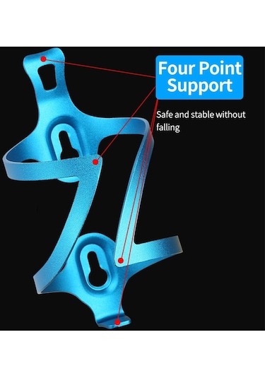 Junsunmay Bh002 Alüminyum Alaşımlı Bisiklet Su Şişesi Kafesi Mtb Bisiklet Şişe Tutucu - Gümüş
