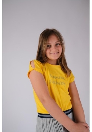 Pamuk Tişört Sarı Nanna Fashion 2022-G-0003