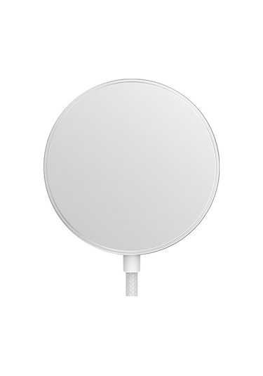 Tongxida Yf-m5c iPhone Uyumlu 12-16 Serisi Qi2 Şarj Pedi, Alüminyum Alaşım 15w Manyetik Kablosuz Şarj Beyaz