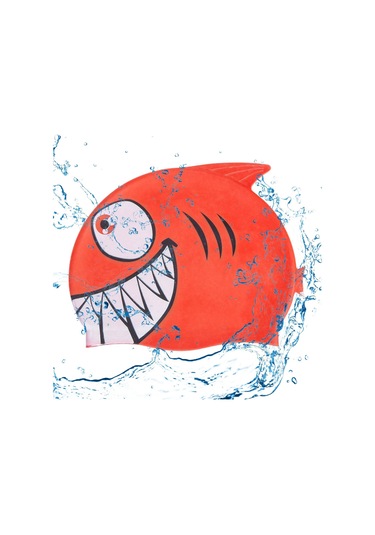 Suntek Köpekbalığı Şekilli Yüzme Boneleri Çocuklar Kısa Kırmızı