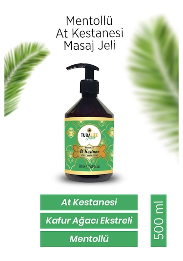 Tubalife Mentollü At Kestanesi Vücut Bakım Jeli 500 ML