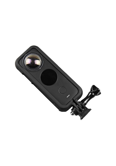 Jeehugo Insta360 One X2 Kamera Korumalı Kafesi - Soğuk Ayak Bağlantısı, 1/4" Dişli Delikler, Tripod Uyumlu, Eldiven İçi Taşınabilir