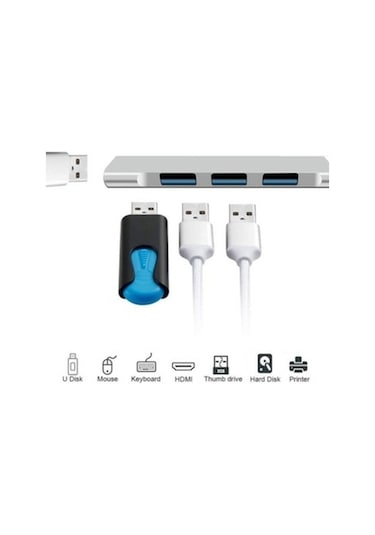4 Port Usb 3.1 Hub Çevirici Çoğaltıcı Type C Çoklayıcı Type-C