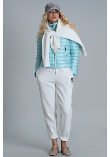 Lufian Mary Kaztüyü Kadin Mont Açik Mavi Açık Mavi 122120022100320 Açık Mavi