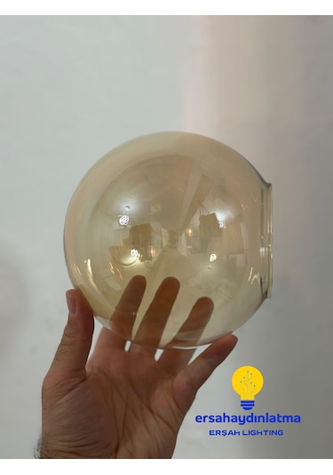 Glob Avize Camı Bal Renk 15 Lik
