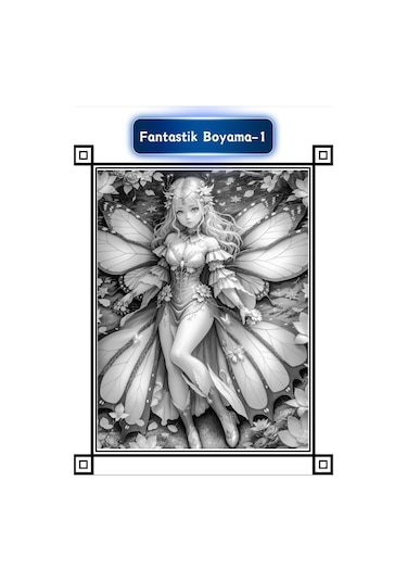 Fantastik Güzel Periler Tonlamalı Boyama Kitabı