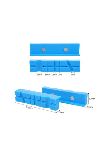 Ximistore9 2'li Manyetik Mengene Yastığı - Kaymaz Pu Malzeme İle Ahşap İşleme İçin Mükemmel Tutuş