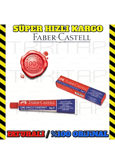 Faber Castell 90Gr Sıvı Yapıştırıcı Çok Amaçlı Yapıştırıcı 1 Adet