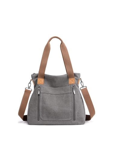 Skycity Kadınlar İçin Çok Amaçlı Büyük Kapasiteli Omuz Çantası - Dayanıklı Kumaş Ve Ayarlanabilir Askı Kahverengi