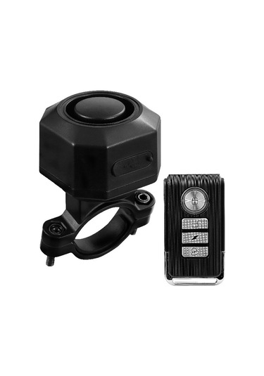 Ranyeek Motor Güvenlik Alarmı: Kablosuz Titreşim Sensörü, 110db Ses, 7 Seviye Hassasiyet, Uzaktan Kumanda, Ip54 Su Geçirmez Siyah