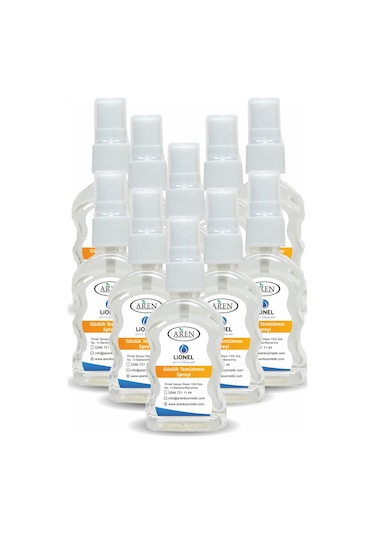 10 Adet Lionel Gözlük Temizleme Spreyi Ve Mikrofiber Bez