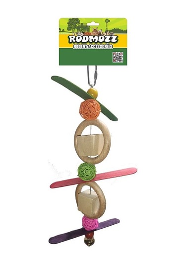Rodmozz Halkalı Toplu Çubuklu Kemirgen Oyuncağı