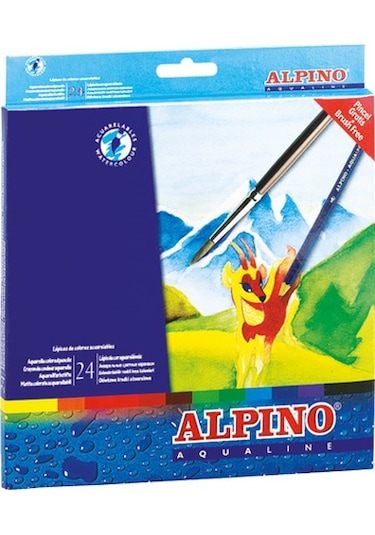 Alpino 24 Renk Aqualine Boya Al-131 Karton