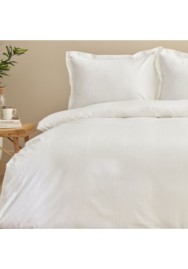 Karaca Home Uniq %100 Pamuk Çift Kişilik Saten Nevresim Takımı B Düz Renk