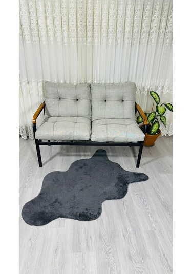 Madame Home Kasımpatı Balkon, Bahçe, Cafe Metal Kanepe Koltuk Takımı 2'li Açık Gri