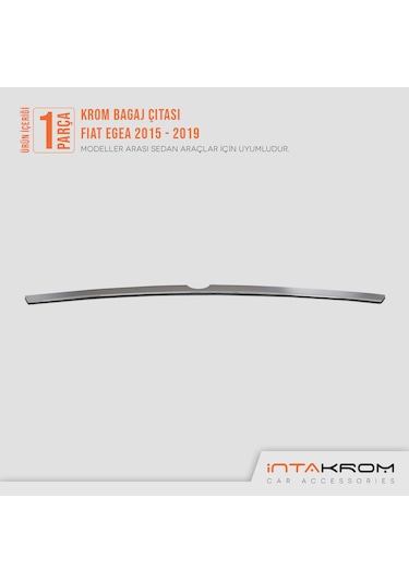 intakrom Fiat Egea Krom Bagaj Çıtası 2015 Üzeri Sd