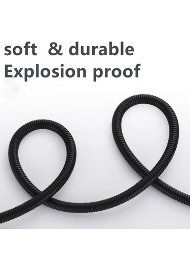 Duş Hortumu Midnight Deluxe Siyah