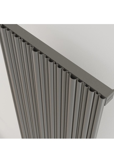 Lojimax Alüminyum Dekoratif Radyatör Bamboo 1800x359mm 3 Dilim Dokulu Antrasit Gri 792 W Yüksek Isıl Güç