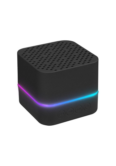 Mikado MD-18BT Siyah DC 5V-USB TF Kartlı Bluetoothlu Led Işklı Şarjlı Speaker