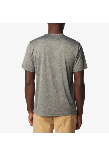 Columbia Ao1419 Hike Crew Erkek Kısa Kollu T-shirt 1990391011 Gri