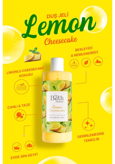Nemlendirici Ve Besleyici Limon Cheesecake Duş Jeli 400 Ml