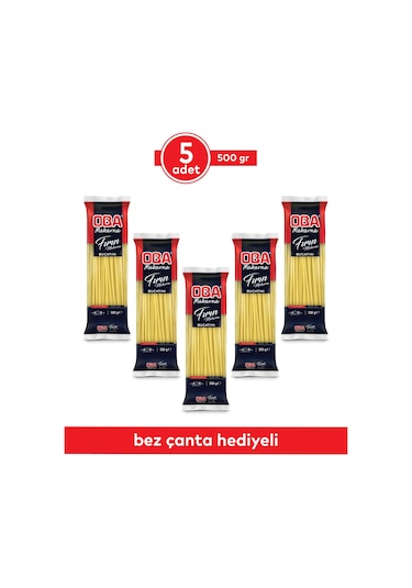 5'li Makarna Paketi Fırın Makarna