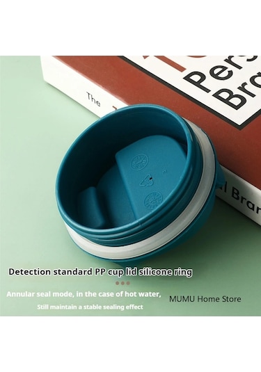 Lixiaqu01 510 Ml Paslanmaz Çelik Kahve Fincanı Araba Termos Mavi