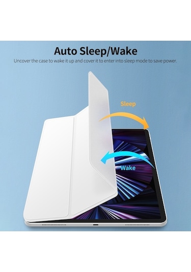 Didadodo İpad Pro 11 Kılıf - Otomatik Uyku/uyanma, Kalem Koruma Ve 2 Açılı Tasarım Kapaklı Kılıf 2018/2021 İpad Uyumlu Kapaklı Kılıf