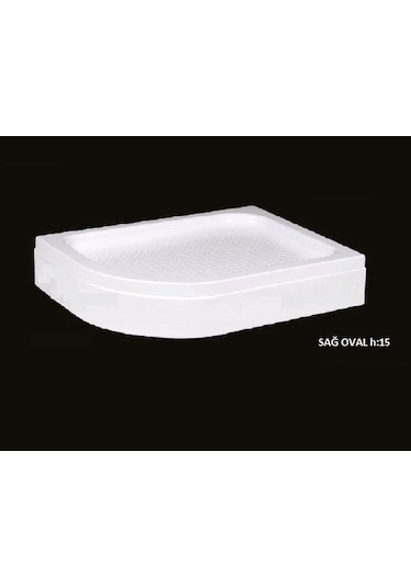 Alika Asimetrik Sağ Sol H15 Panelli Duş Teknesi 100 x 120