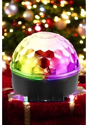 Bfs Kompakt Tasarımlı, Telefon Kontrollü Disko Topu Işıkları Çok Renkli