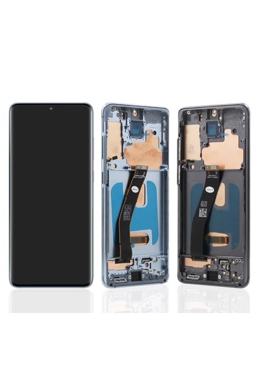 Samsung Galaxy Uyumlu S20 Sm-g980 Lcd Ekran Dokunmatik Çıtalı