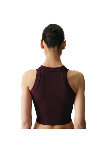 Penti Bordo Seamless Dikişsiz Halter Yaka Askılı Atlet