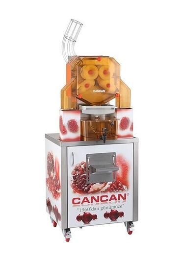 Cancan 32 Depolu Arabalı Otomatik Nar-greyfurt Sıkma Makinesi