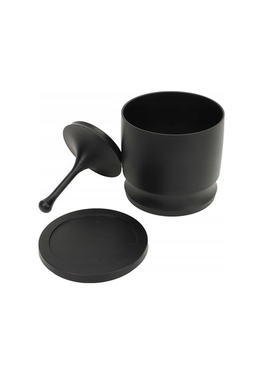 58mm Alüminyum Alaşımlı Kahve Tozu Seçici Dozaj Halkalı Siyah Siyah