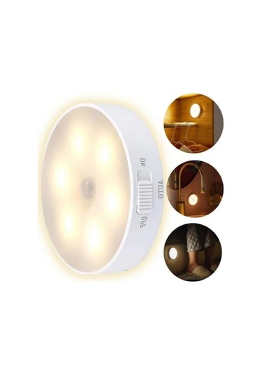 Hareket Sensörü Dolap Altı Aydınlatması Usb Şarj Edilebilir Led Çok Renkli