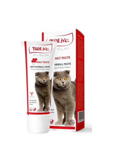Biolive Antihairball Kediler İçin Tüy Yumağı Önleyici Paste 100 G