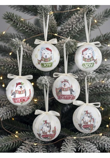 Maeve Yılbaşı Ağaç Süsü 14 Adet 7,5cm