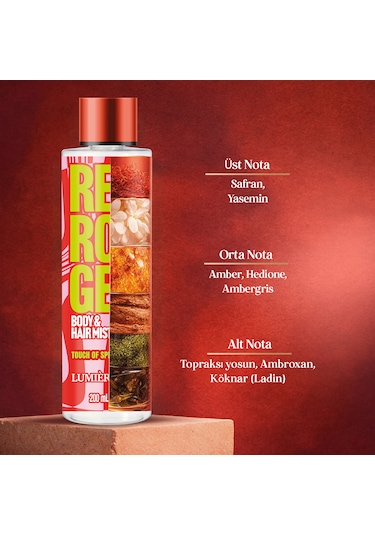 Lumière Red Rouge Saç & Vücut Spreyi 200 Ml