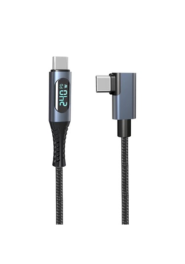 240w Pd Typec Led Ekranlı 8k60hz 40gbps Data Ve Şarj Kablo-fc896