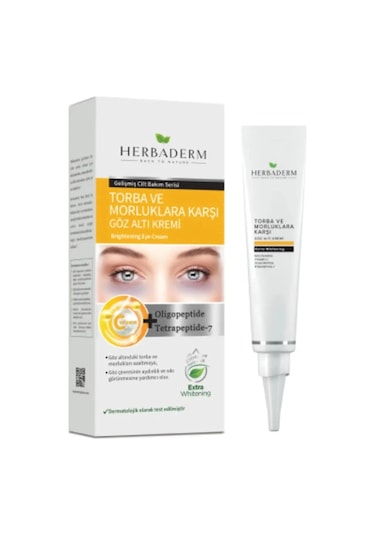 Herbaderm Torba ve Morluklara Karşı Göz Altı Kremi 15 ML