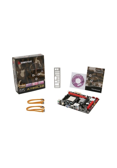 Biostar A780L3B AMD 760G 1600MHz DDR3 AM3 Micro-ATX Anakart
