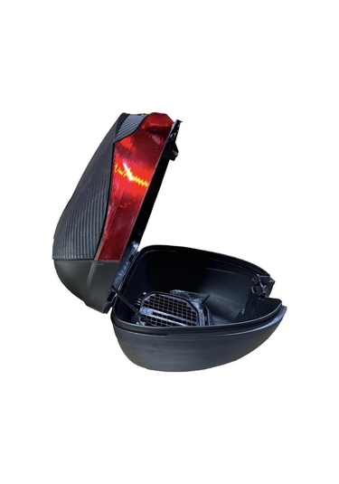 Wogen Wogen 33 Lt Siyah Karbon Motosiklet Arka Çanta Topcase