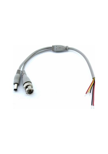 Teknogreen Tgg-121 Bnc+Dc 2.1Mm 30Cm Kamera Kablo